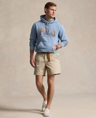 パーカー・フーディ RALPH LAUREN The RL Fleece Plaid Logo Hoodie POLO RALPH LAUREN Mens The RL Fleece Plaid-Logo Hoodie Rl