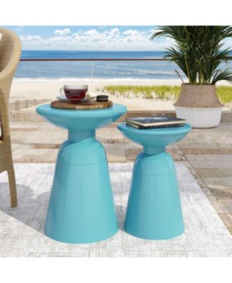 Streamdale Modern Iron Outdoor Side Table Durable, Stylish, Versatile