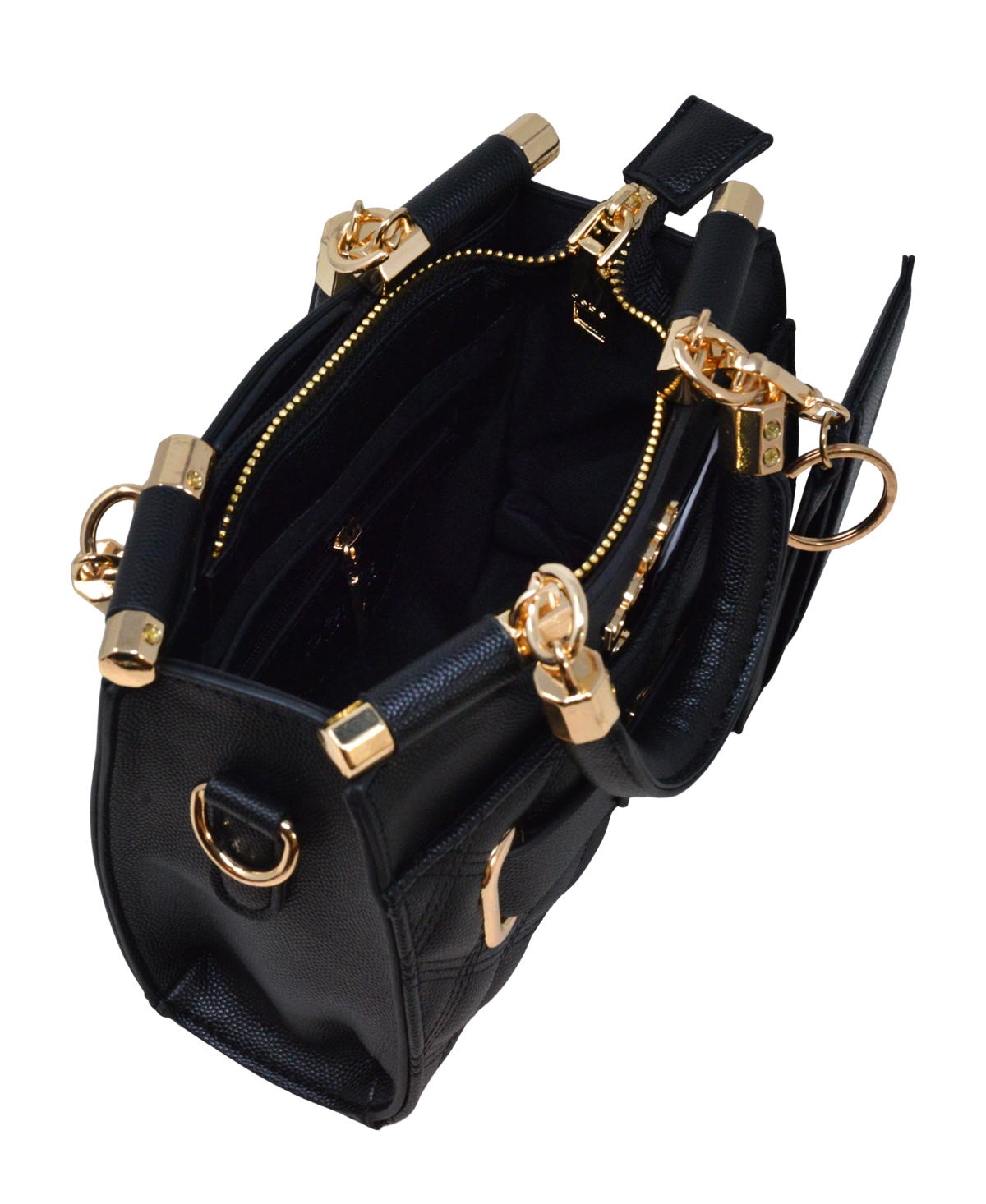 BEBE ALEX QUILTED MINI SATCHEL BAG 