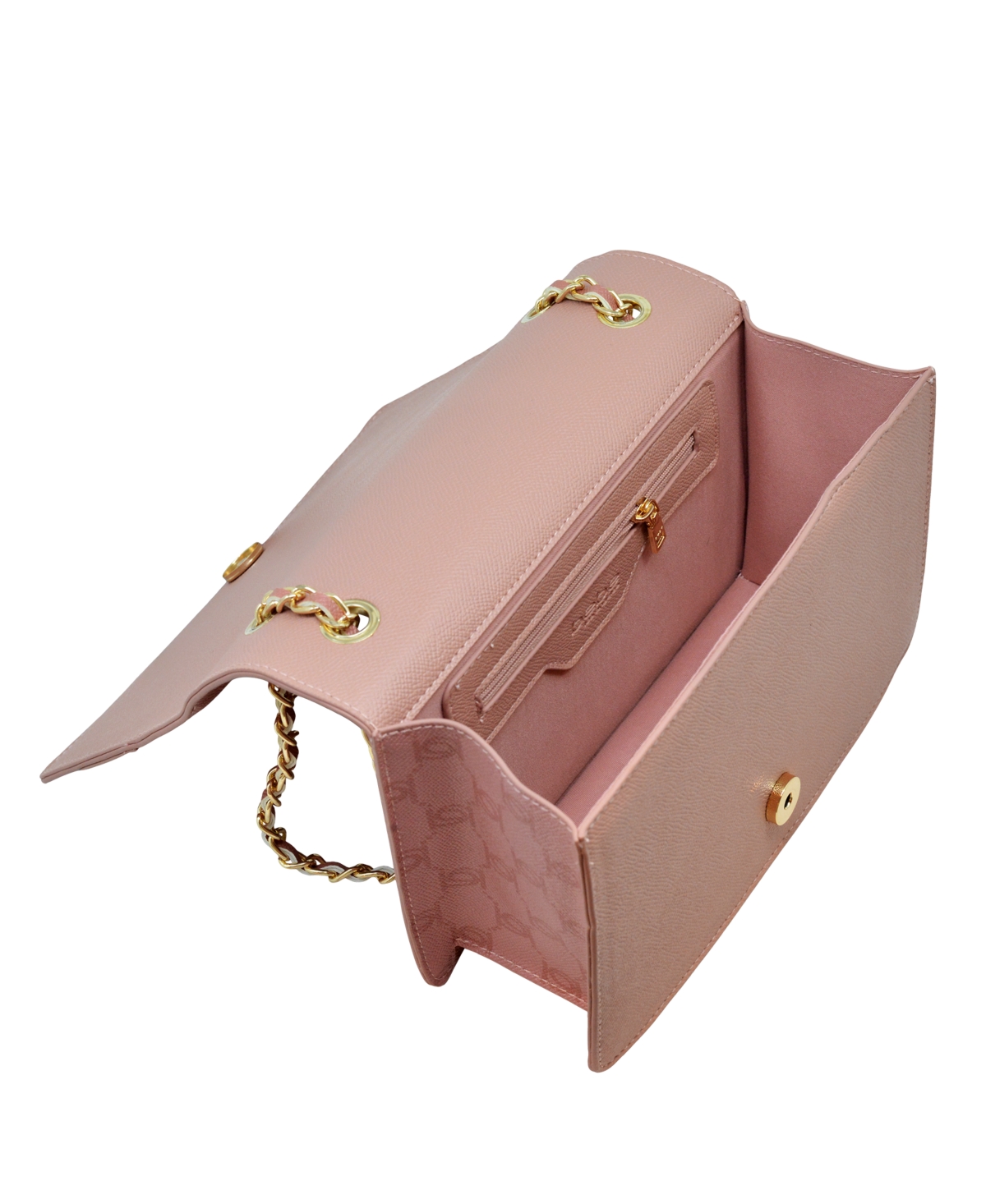 Bebe Serena Monogram Shoulder Bag - Dusty Rose | Smart Closet