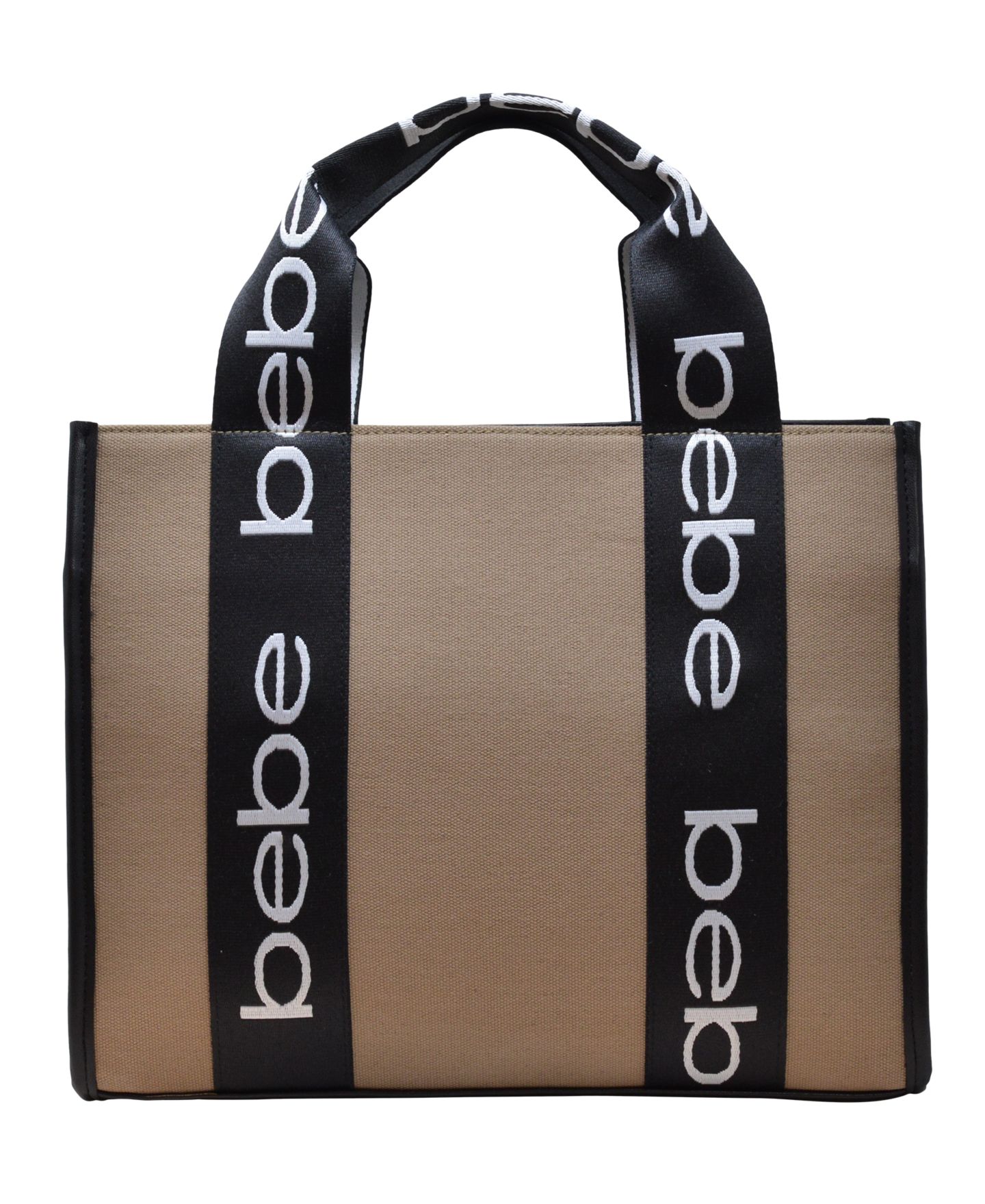 Женская сумка Bebe Hana Canvas Small Satchel, цвет: Рыжевато-коричневый — фото 2