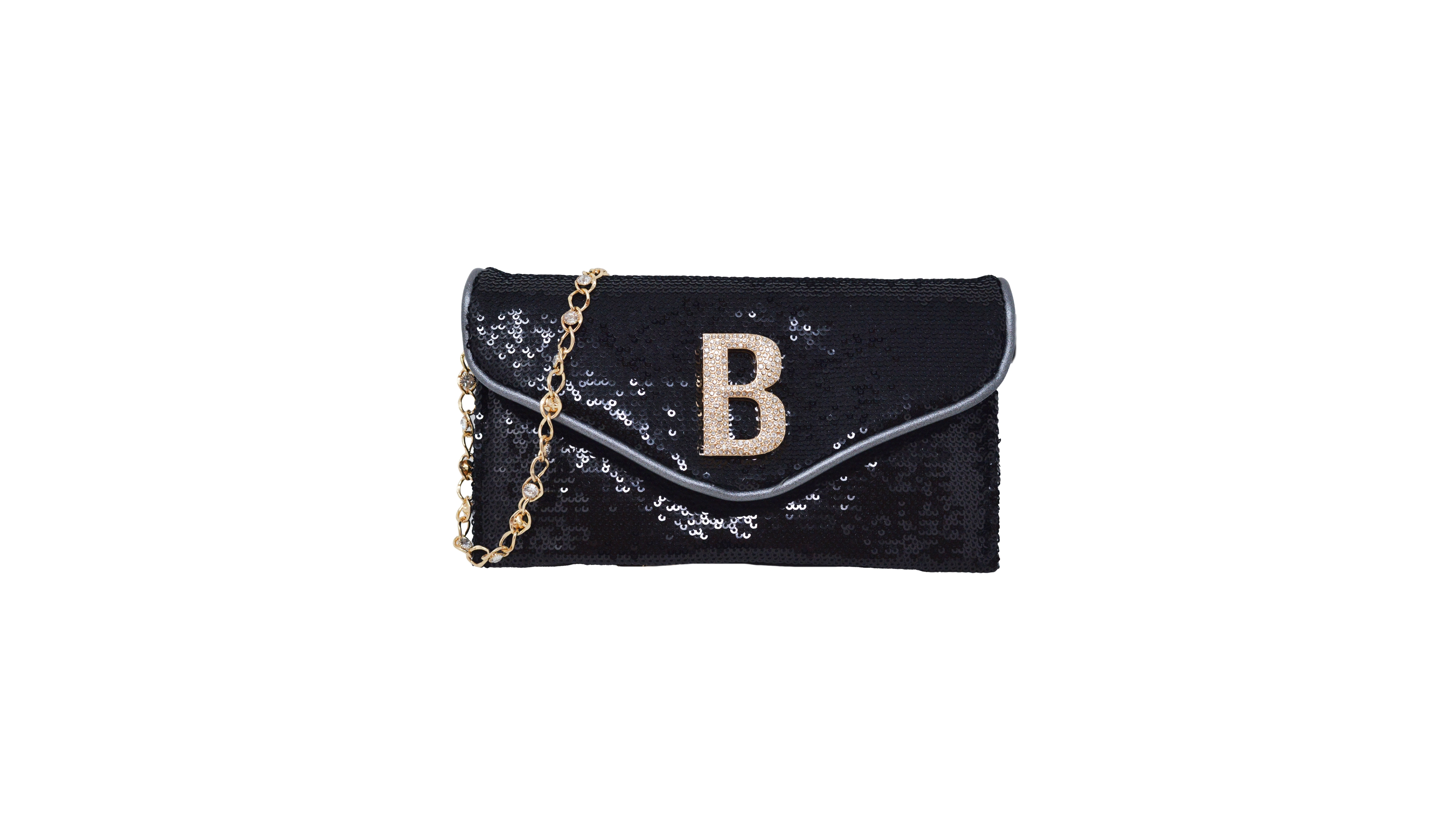 Bebe Miro Sequin Crossbody Clutch