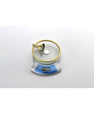 6-Pieces Brushed Gold Bathroom Hardware Set Sus304 Stainless Steel Round Wall Mounted Include