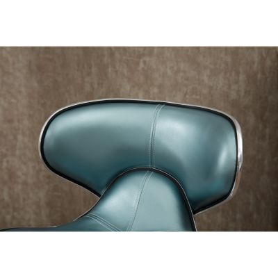 Streamdale Modern Faux Leather Air Lift Bar Stools (Set of 2