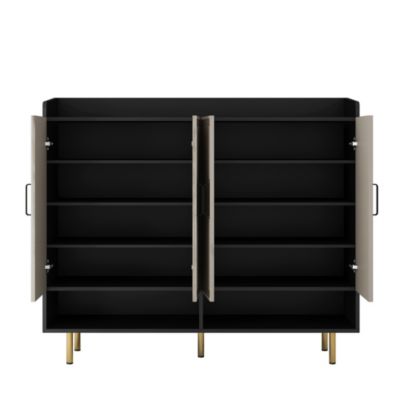 Reliable and Elegant Entryway Shoe Cabinet with Ample Storage