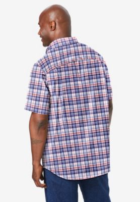 Big & Tall Short Sleeve Wrinkle-Free Sport Shirt