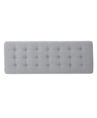 tufted upholstered design with mid-century modern charm is offered as a stylish bench