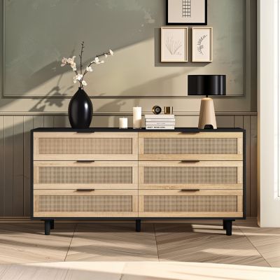 Stylish Rattan Dresser for Ample Storage and Organization