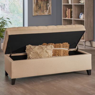 Chic Storage Ottoman Style, Comfort, and Functionality Combined