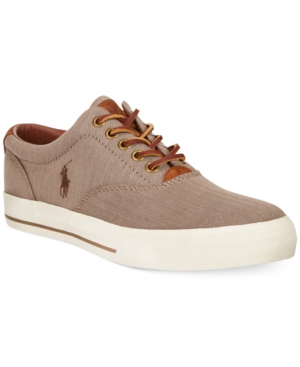 Polo Ralph Lauren Vaughn Chambray Herringbone Sneakers Men's Shoes