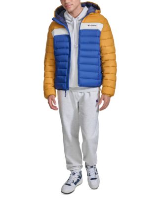 Men's Performance Quilted Hooded Jacket