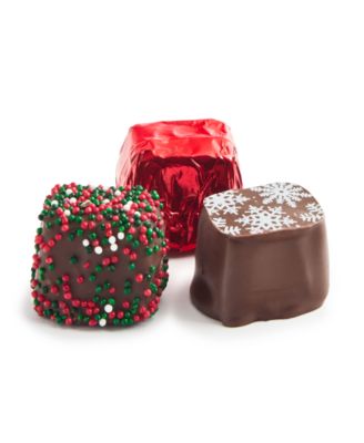 Holiday Decorated Milk Mint Box of Chocolates, 25 Piece
