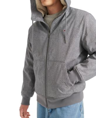 Men's Sport Shell Hooded Zipper Jacket 
