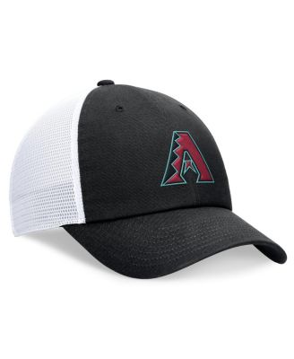 Men's Black Arizona Diamondbacks Evergreen Club Trucker Adjustable Hat