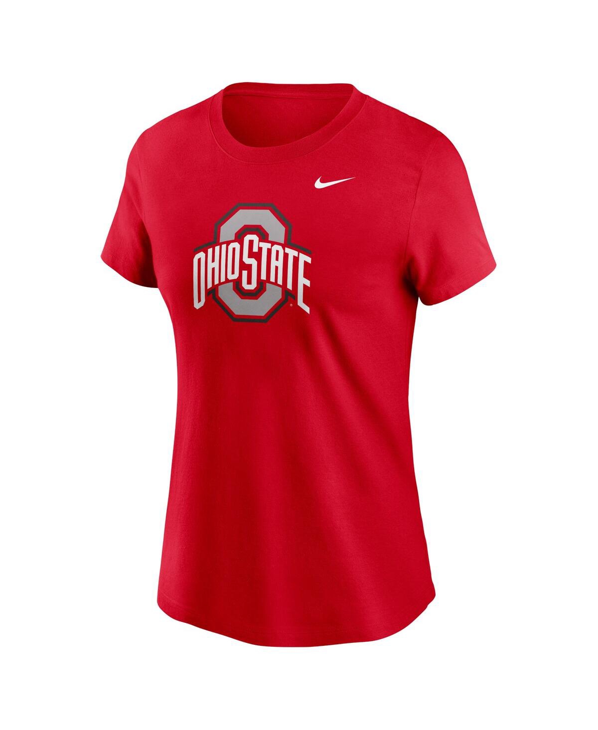 Nike Women'sOhio State Buckeyes Primetime Evergreen Logo T-Shirt - Scarlet