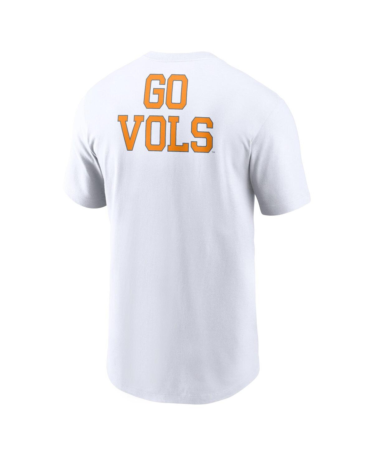Nike Men'sTennessee Volunteers Blitz 2-Hit T-Shirt - White