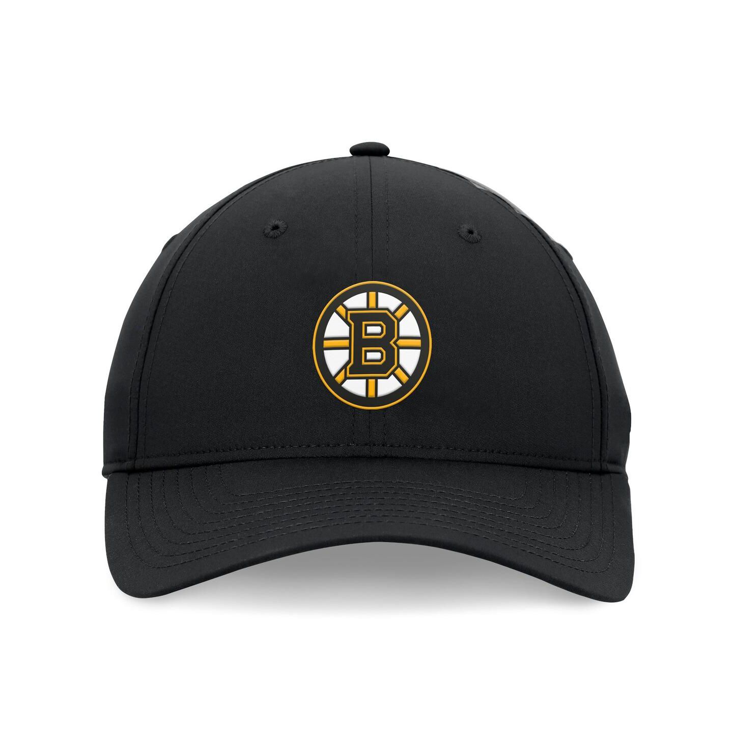 Мужская кепка Fanatics Signature Black Boston Bruins Front Office Ripstop Adjustable Hat — фото 4