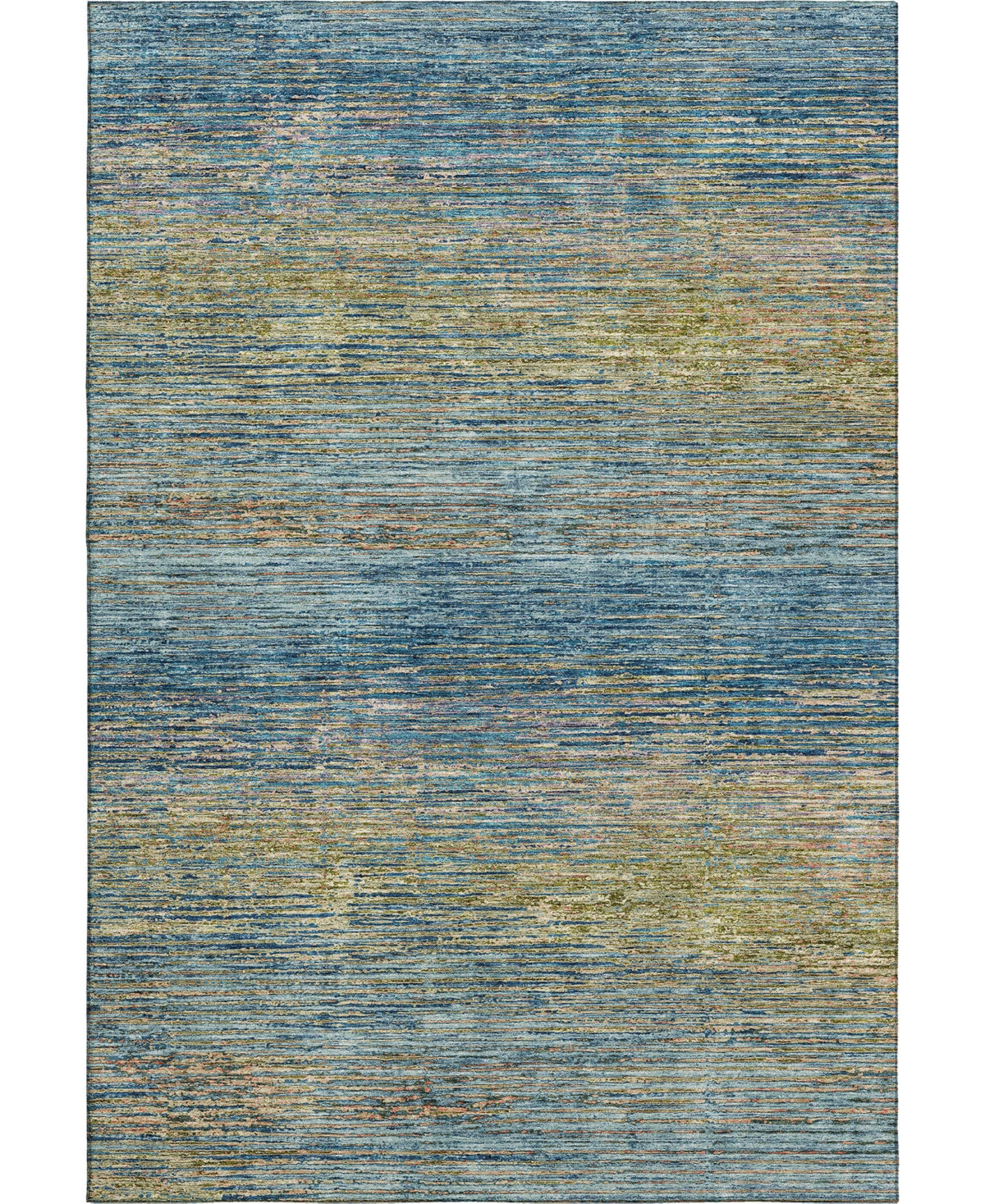 Dalyn Trevi Washable Tv1 8'x10' Area Rug In Denim