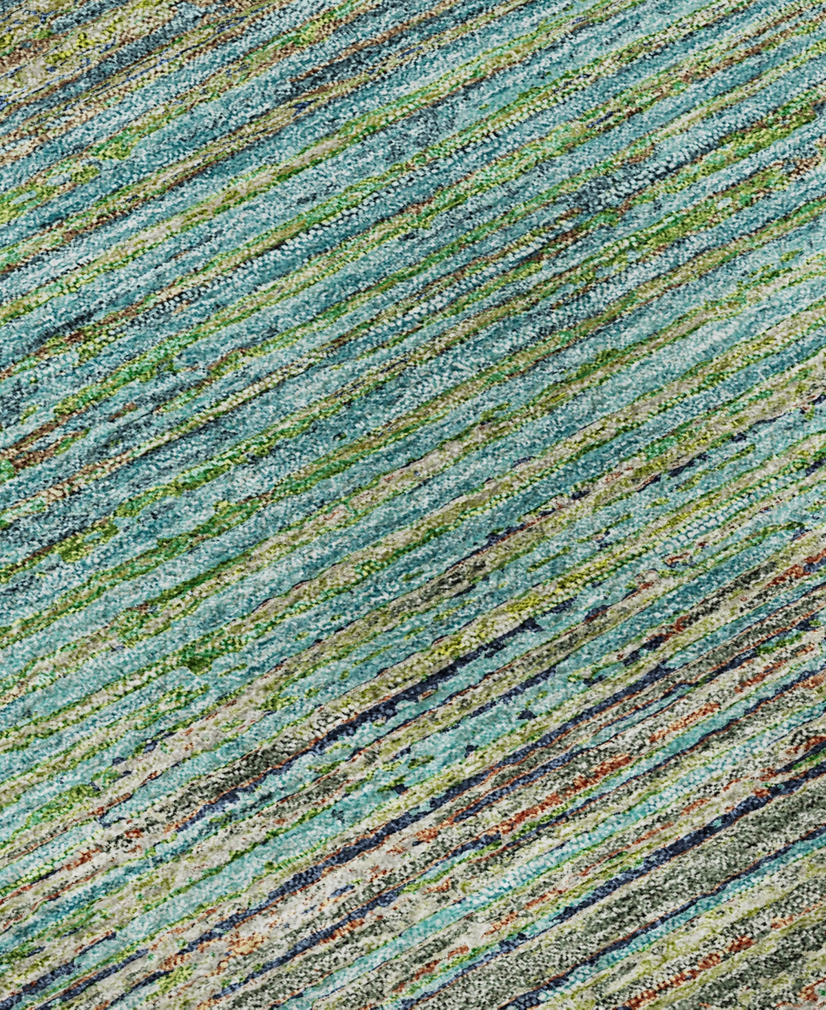 Dalyn Trevi Washable Tv1 2'3"x7'6" Runner Area Rug In Sage