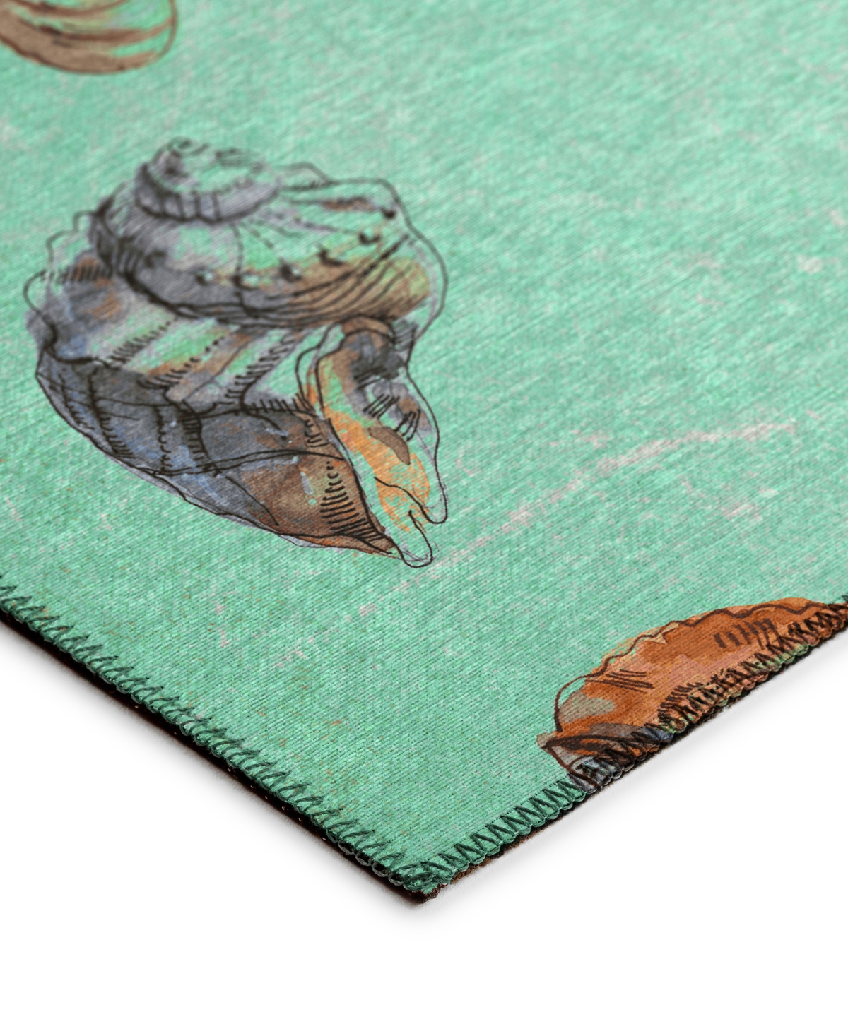 Dalyn Seabreeze Washable Sz9 5'x7'6 Area Rug In Mint