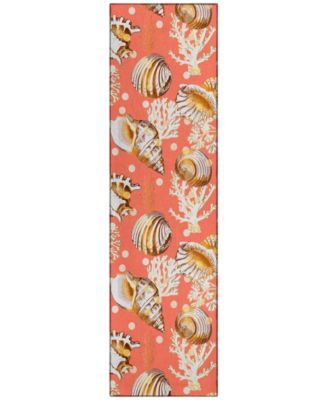 Seabreeze Washable SZ6 2'3x7'6 Runner Area Rug