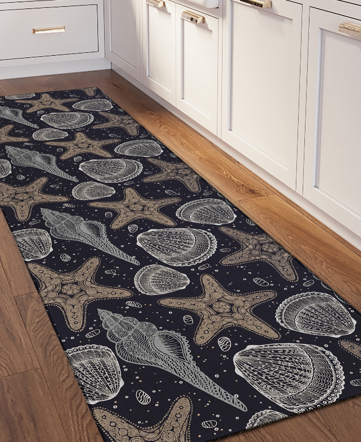 Dalyn Seabreeze Sz4 2'3x7'6 Runner Area Rug In Black