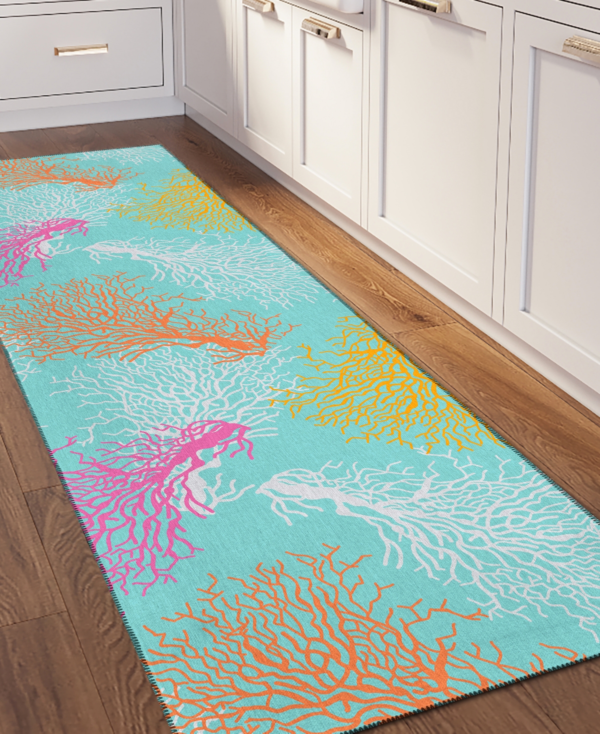 Dalyn Seabreeze Sz3 2'3x7'6 Runner Area Rug In Teal
