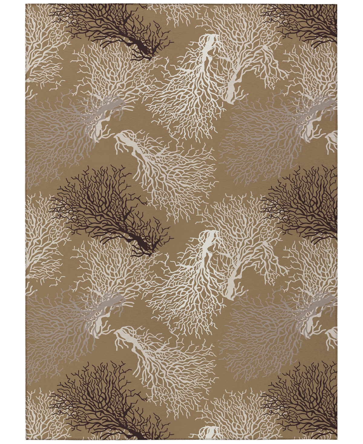 Dalyn Seabreeze Sz3 9'x12' Area Rug In Taupe