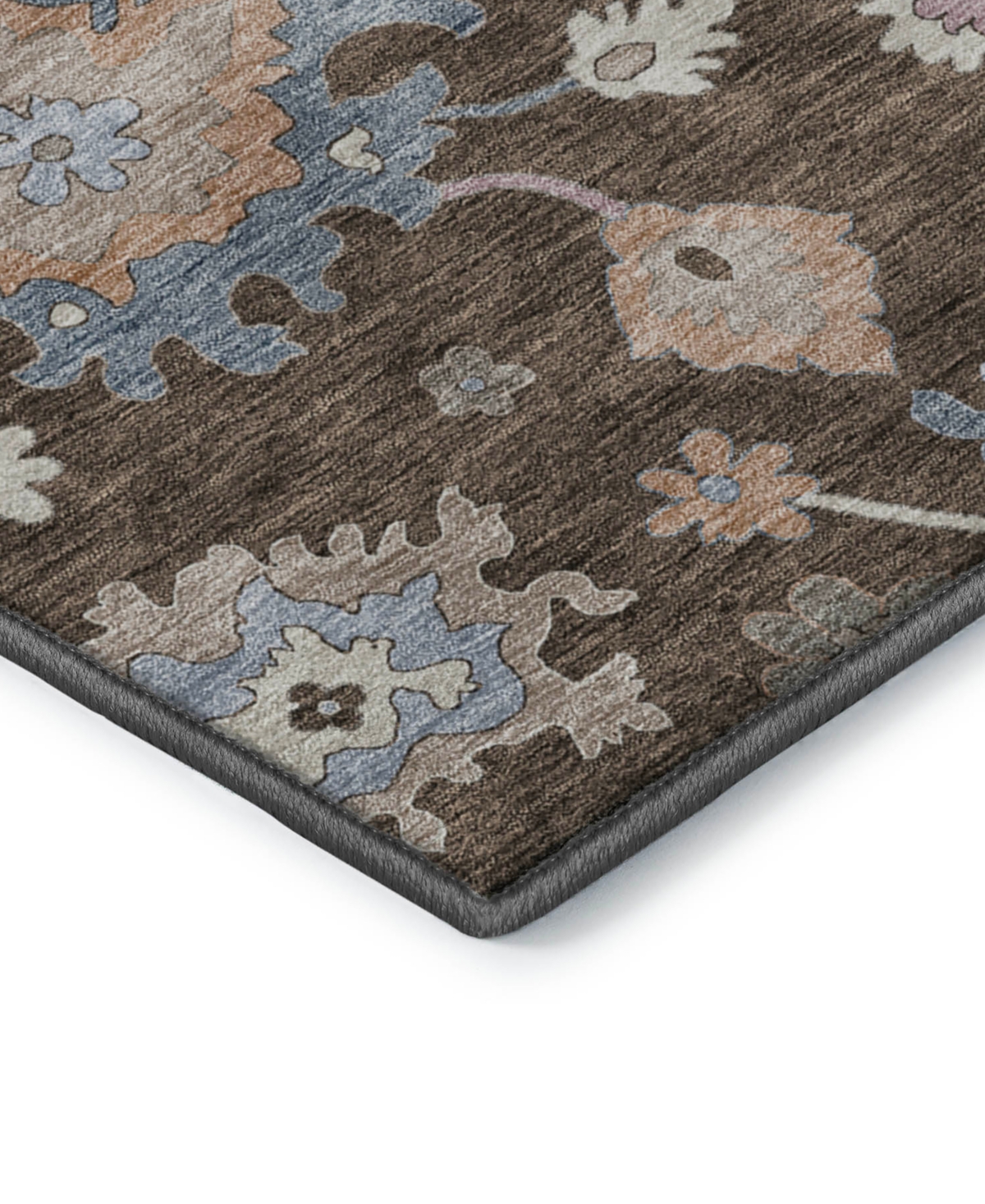 Dalyn Hatay Washable Hy4 9'x12' Area Rug In Chocolate