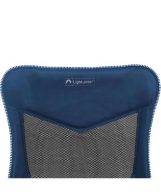 Lightspeed Outdoors Tall Swivel Camp Chair, Blue, 1