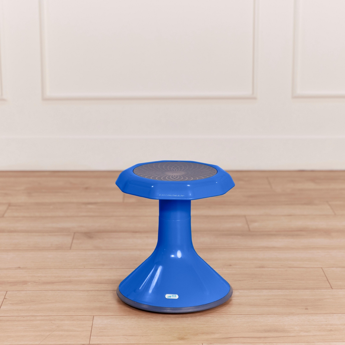 ECR4Kids Ace Active Core Engagement Wobble Stool, 15-Inch Seat Height, Grey