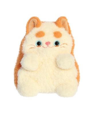 Small Cheddar Mewmews Playful Plush Toy Orange 7"