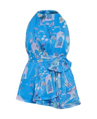 Plus Size Belinda Print Romper