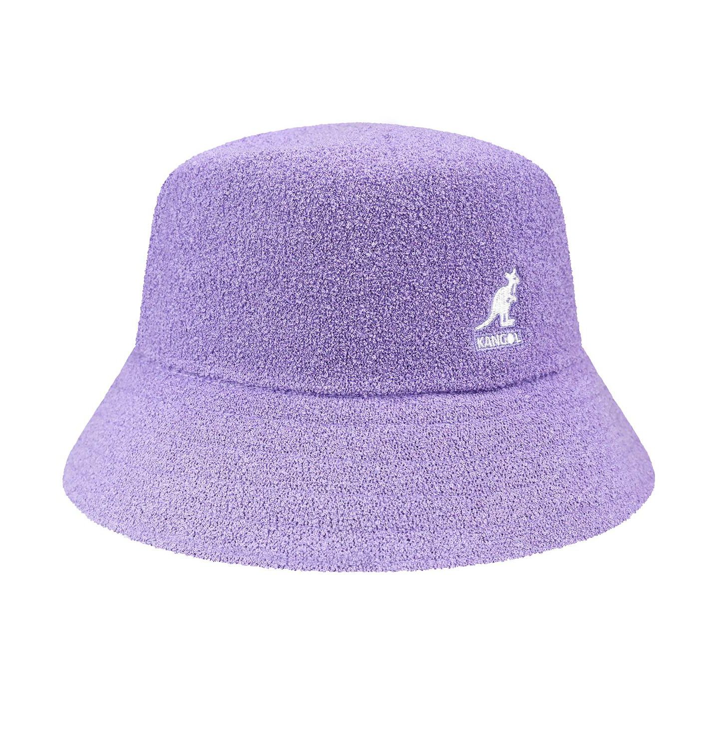 Мужская панама Kangol Bermuda Bucket Bucket Hat, цвет: Лавандовый — фото 2
