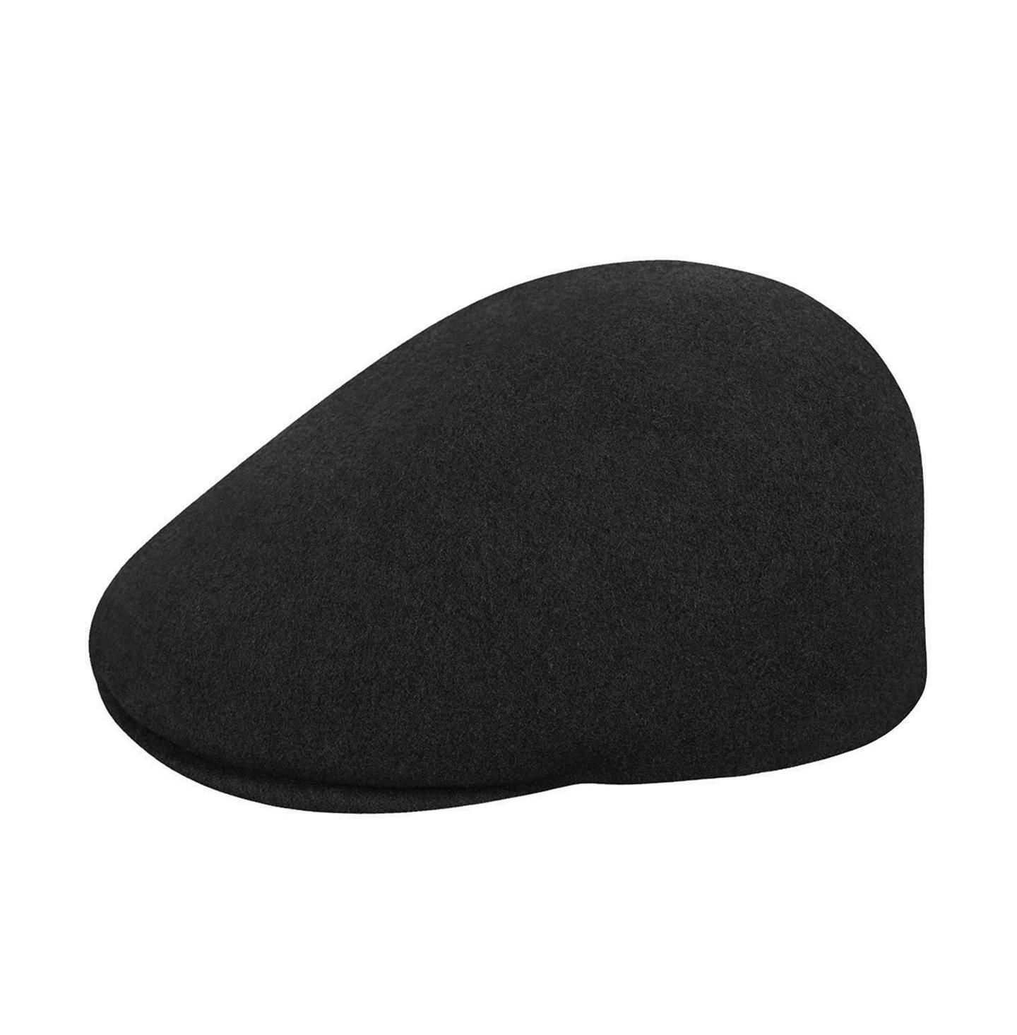 Мужские кепки Kangol Seamless Wool 507 Flat, цвет: Чёрный — фото 1