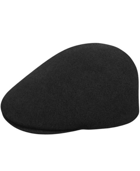 Мужские кепки Kangol Seamless Wool 507 Flat, цвет: Чёрный