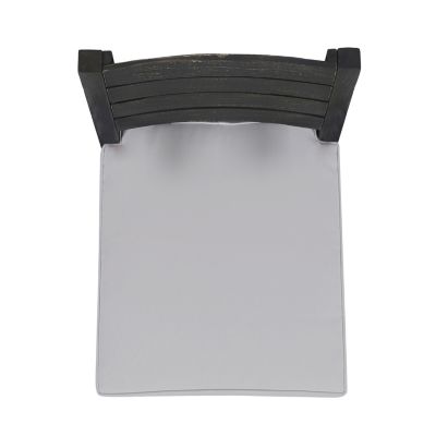 Streamdale Acacia Wood Slat-Back Dining Chair with Washable Cushions