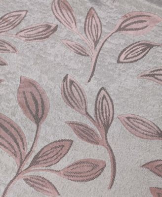 Modern Leaves 8 Curtain Panels Set with Grommet Header, 42 X 84