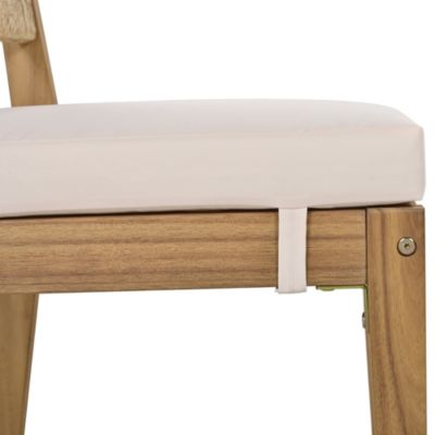 Streamdale Outdoor Dining Set Acacia Wood Elegance, Thick Cushioned Comfort