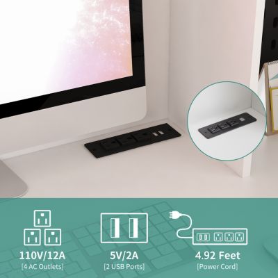 2-in-1 Space-Saving L-Shaped Corner Desk with Ample Storage