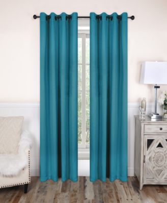 Solid Classic Modern Wrinkle Resistant Room Darkening 8-Piece Curtain Set with Grommet Header Top, 52" X 84"