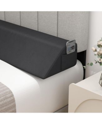 Bed Wedge Pillow with Storage Bag For Bed