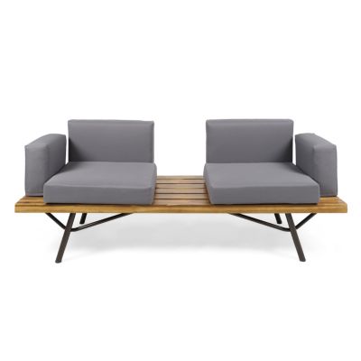 Ultra-Stylish Acacia Wood Patio Sofa for Comfort and Elegance