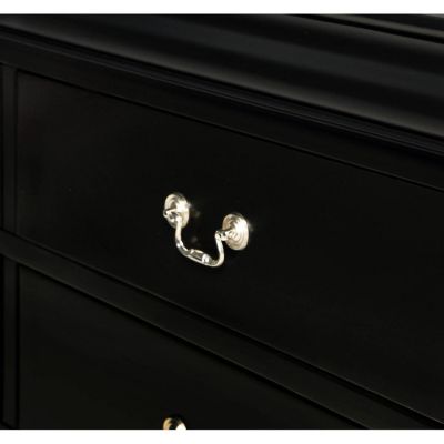 Elegant Louis Philip Nightstand with Ample Storage