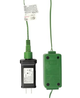 9ft Pre Lit Green Slim Fir Artificial Christmas Tree with 500 strawberry Lights,9 Functional Warm White Multi color, remote controller