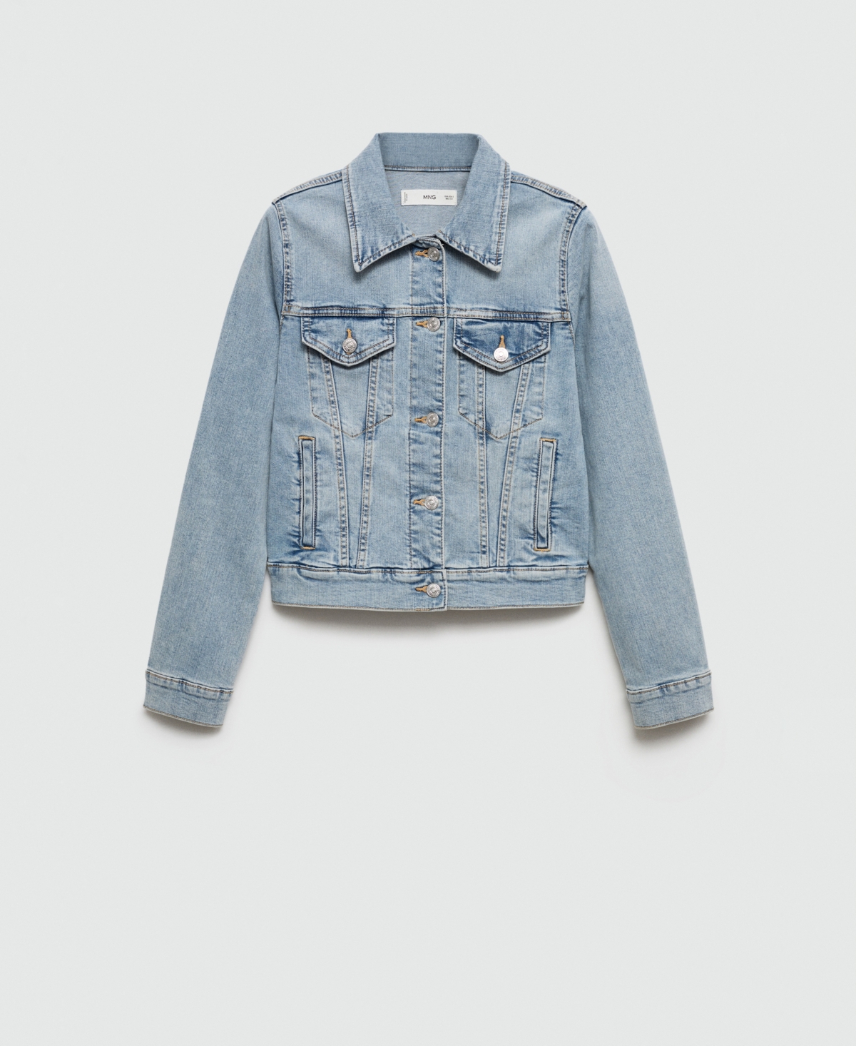 Mango Women's Pocketed Denim Jacket