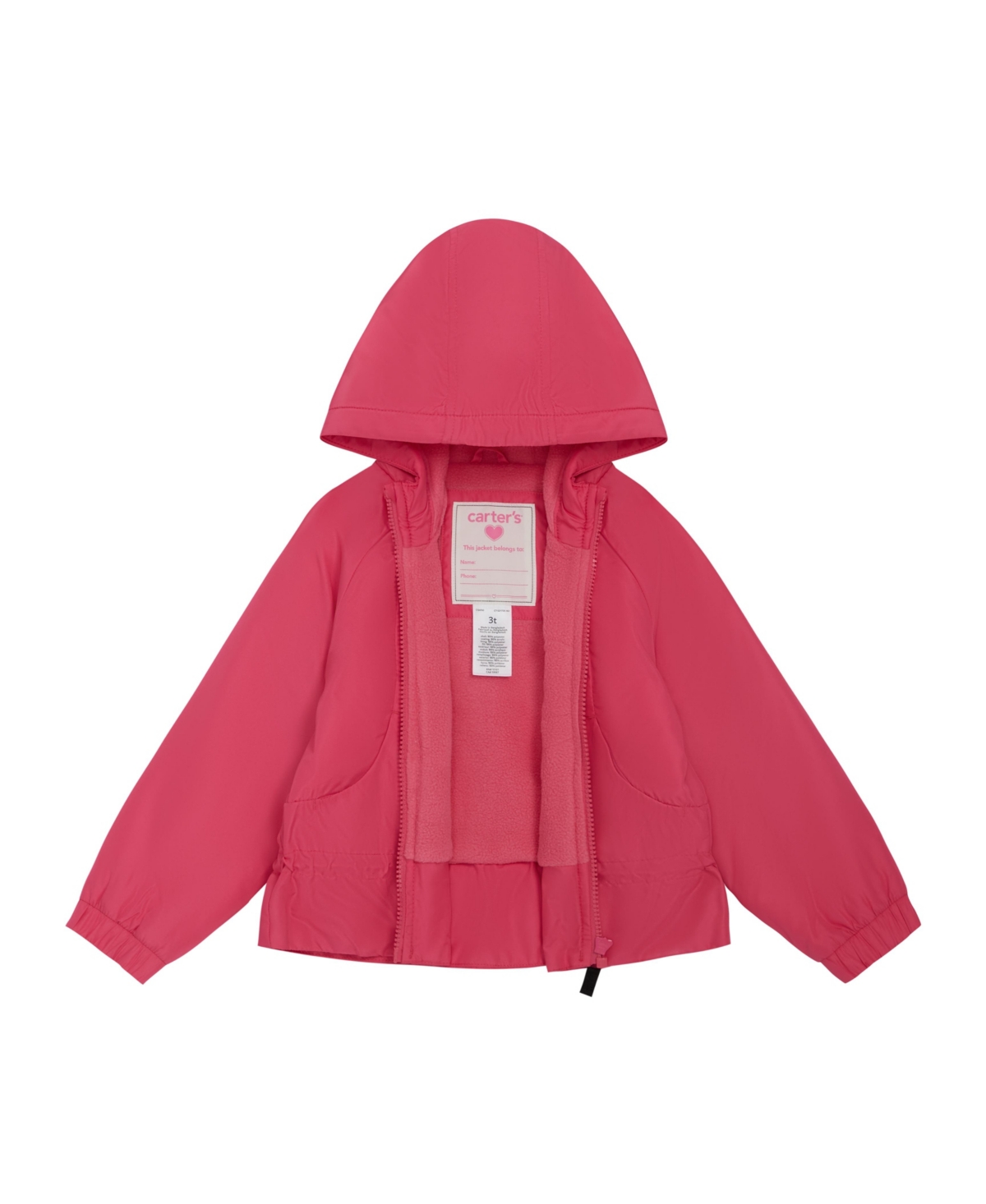 Carter's Baby Girls Baby Fleece-Lined Midweight Jacket
