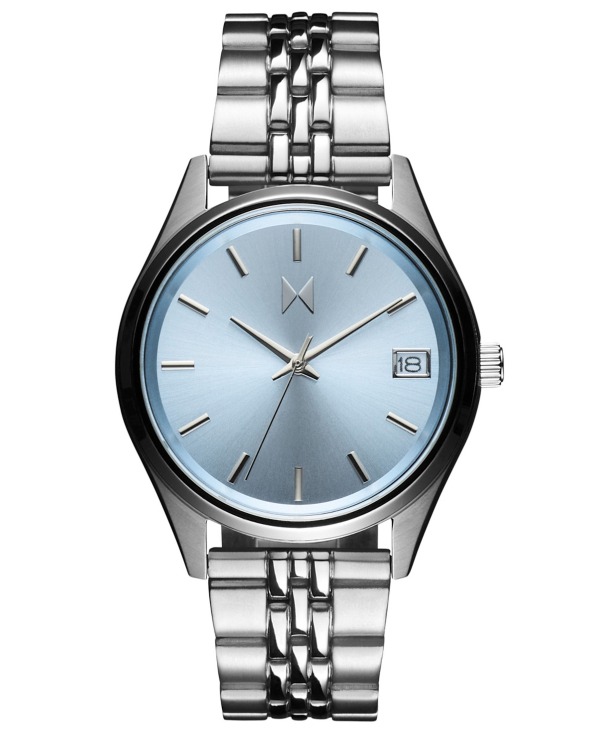 Women's Rise Boyfriend Silver Stainless Steel Watch 36mm - Silver
