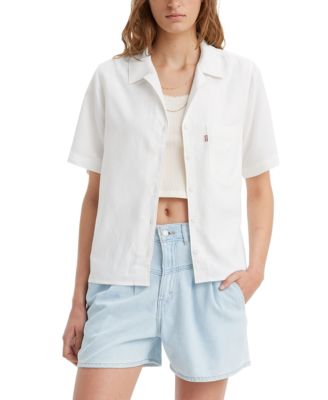 Levi's - Plus Size Cotton Button-Front Resort Shirt
