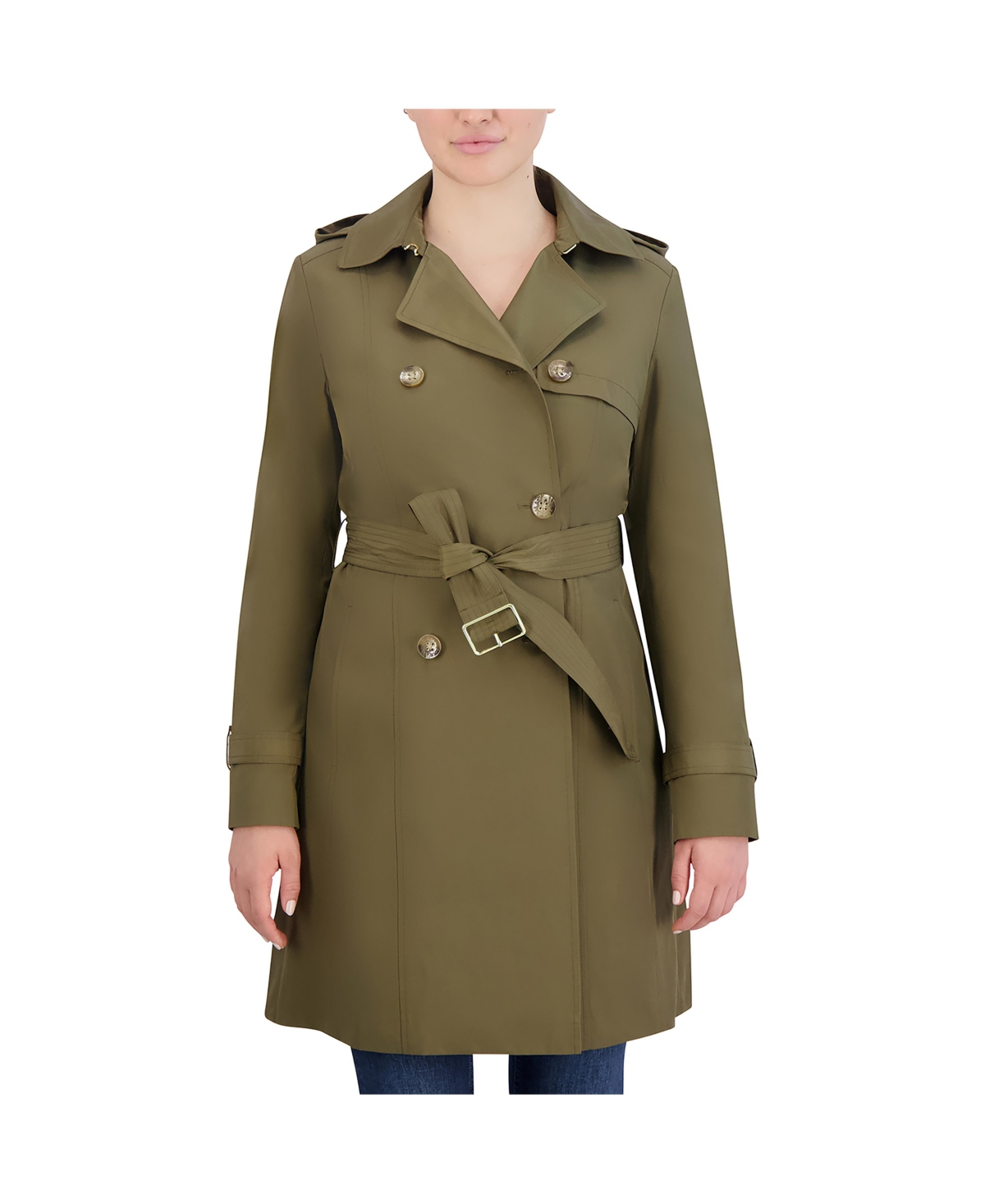 Women's Trench Coat - Army green